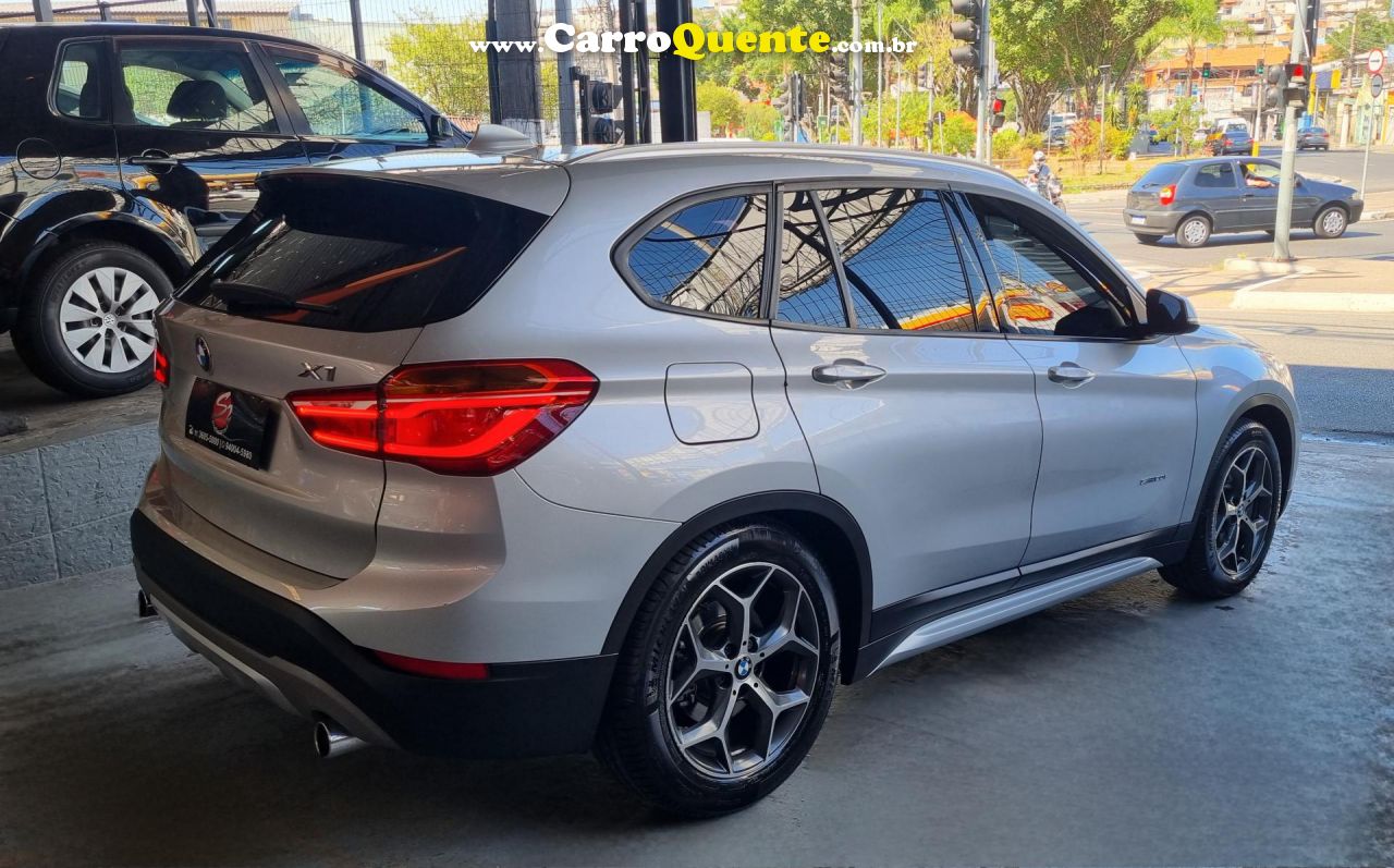 BMW   X1 SDRIVE 20I 2.02.0 TB ACTI.FLEX AUT.   PRATA 2017 2.0 FLEX - Loja