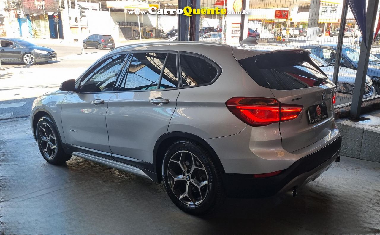 BMW   X1 SDRIVE 20I 2.02.0 TB ACTI.FLEX AUT.   PRATA 2017 2.0 FLEX - Loja