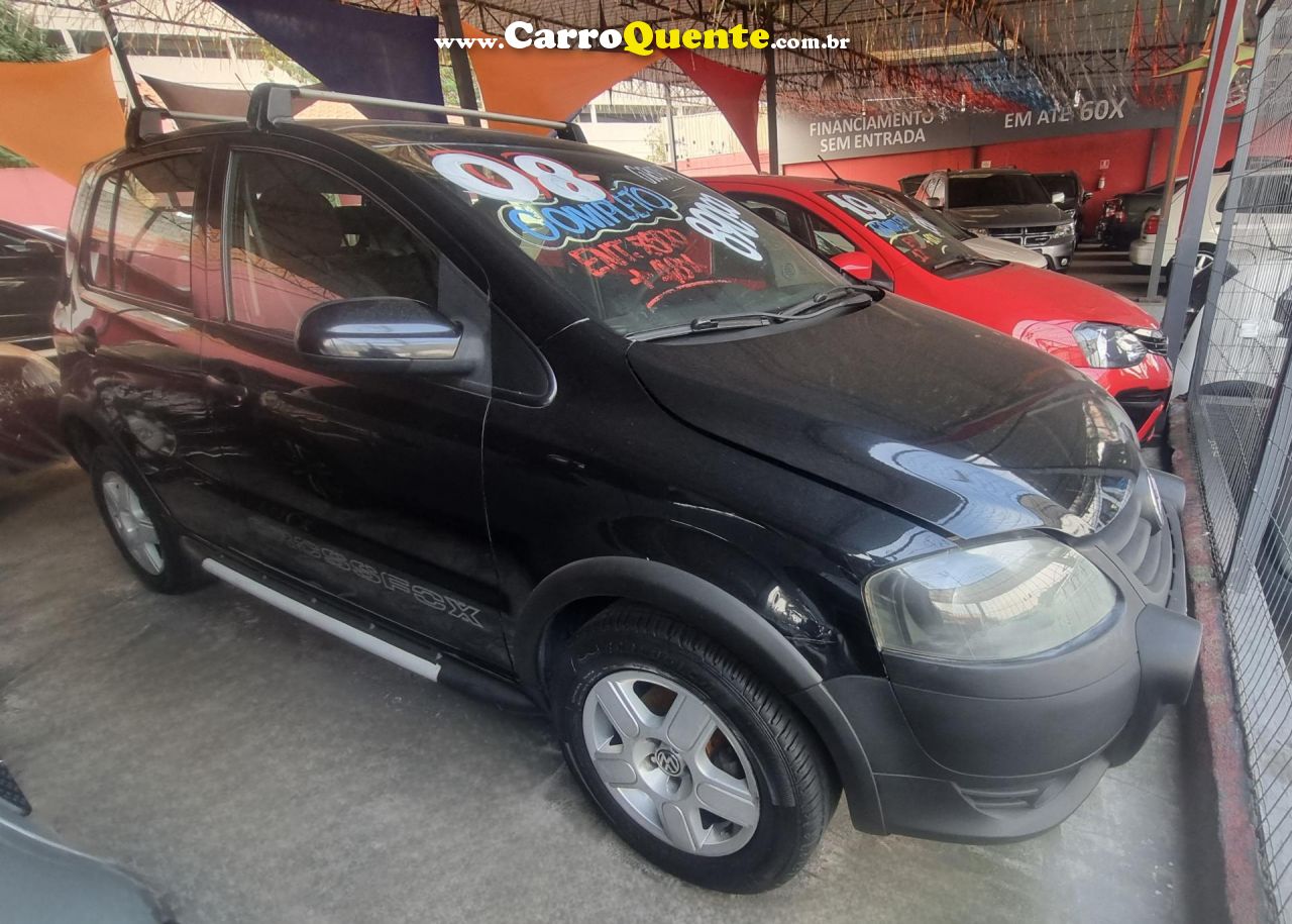 VOLKSWAGEN   CROSSFOX 1.6 MI TOTAL FLEX 8V 5P   PRETO 2008 1.6 FLEX - Loja