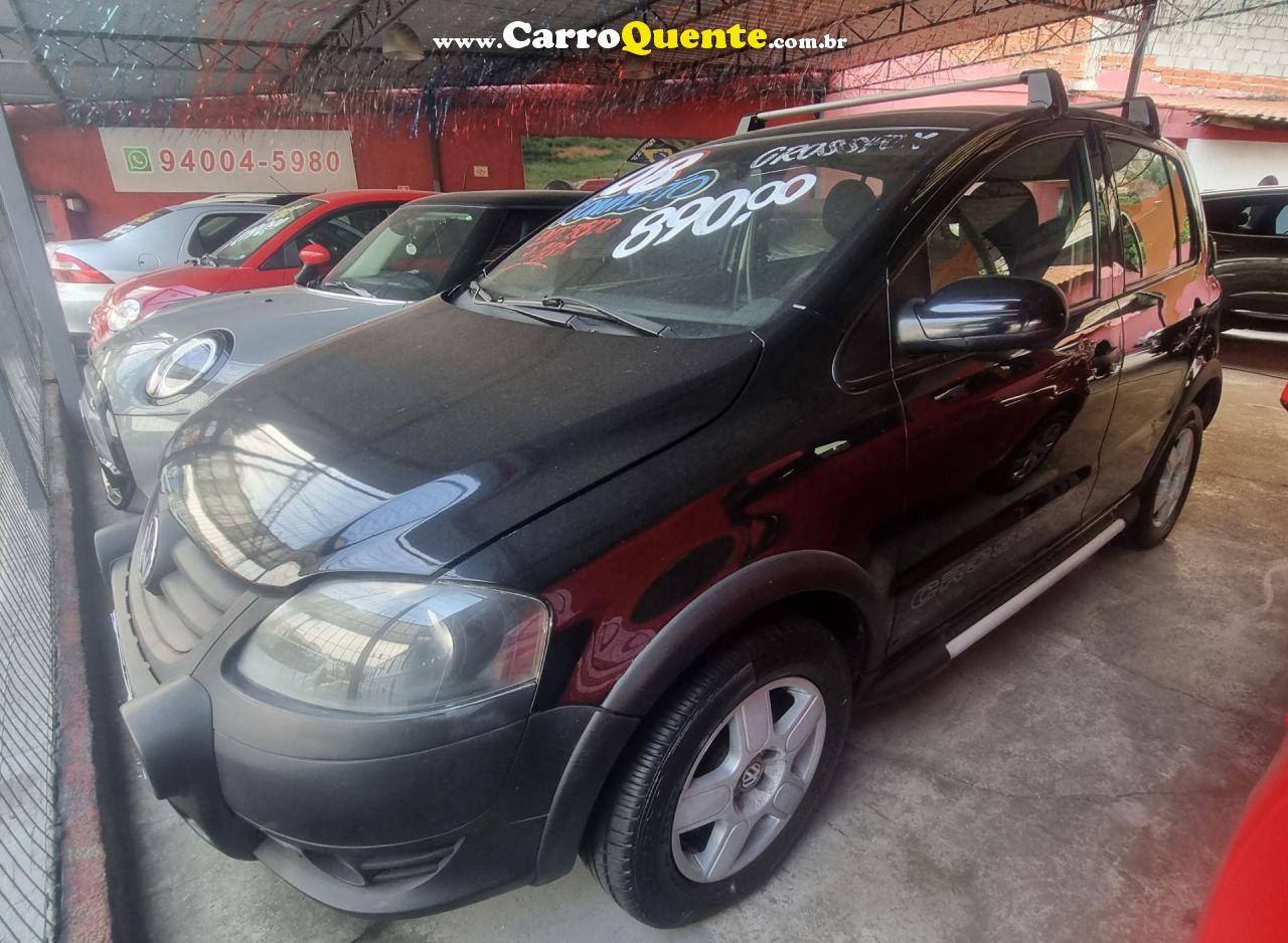 VOLKSWAGEN   CROSSFOX 1.6 MI TOTAL FLEX 8V 5P   PRETO 2008 1.6 FLEX - Loja