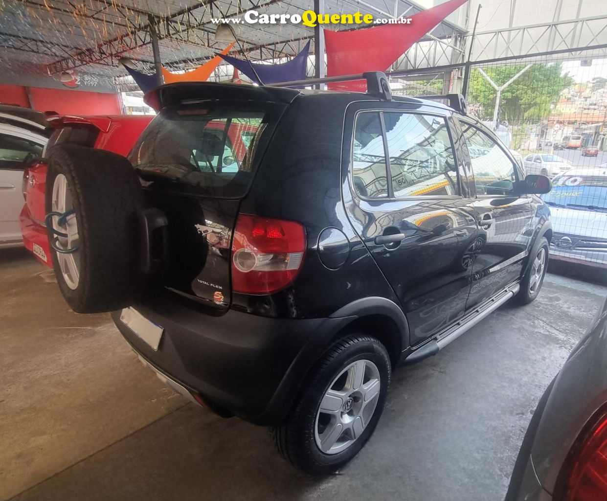 VOLKSWAGEN   CROSSFOX 1.6 MI TOTAL FLEX 8V 5P   PRETO 2008 1.6 FLEX - Loja