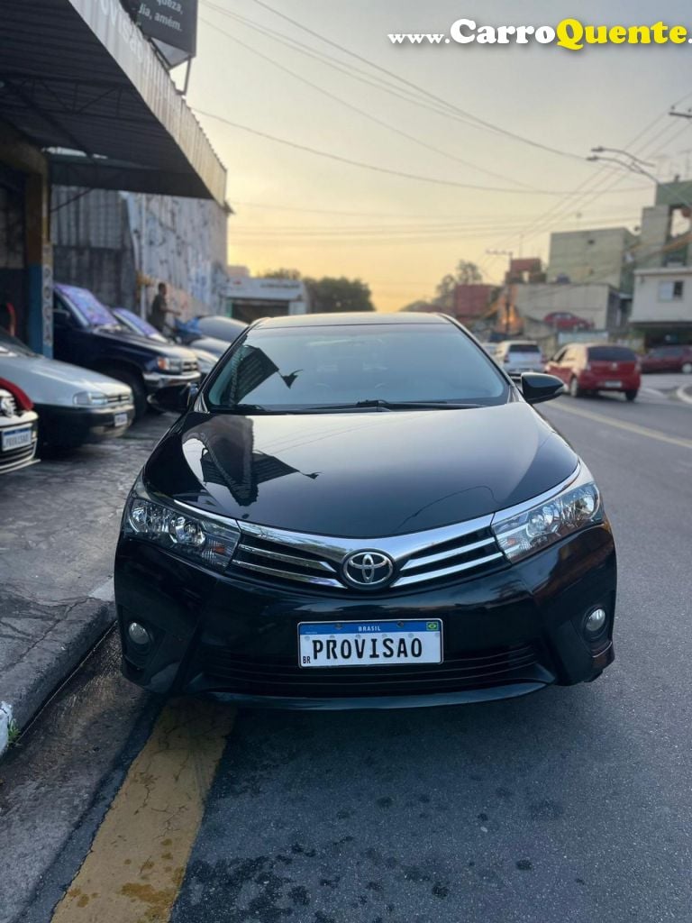 TOYOTA   COROLLA XEI 2.0 FLEX 16V AUT.   PRETO 2017 2.0 FLEX - Loja