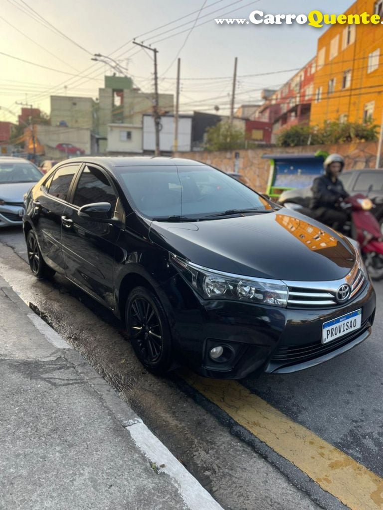 TOYOTA   COROLLA XEI 2.0 FLEX 16V AUT.   PRETO 2017 2.0 FLEX - Loja