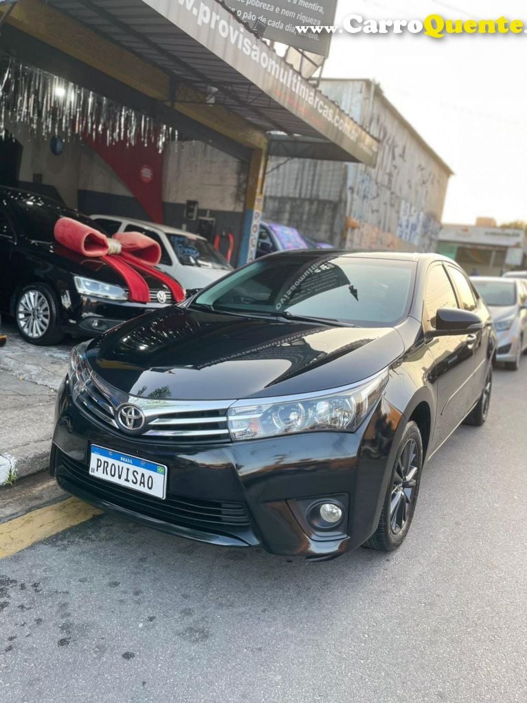 TOYOTA   COROLLA XEI 2.0 FLEX 16V AUT.   PRETO 2017 2.0 FLEX - Loja