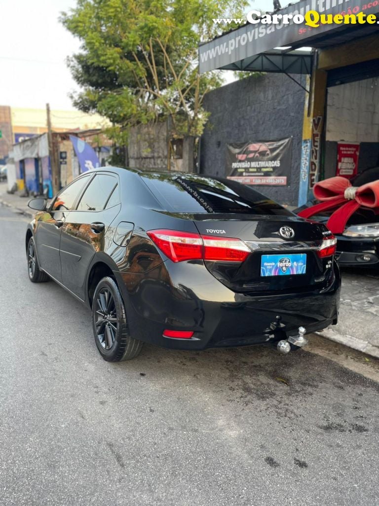 TOYOTA   COROLLA XEI 2.0 FLEX 16V AUT.   PRETO 2017 2.0 FLEX - Loja