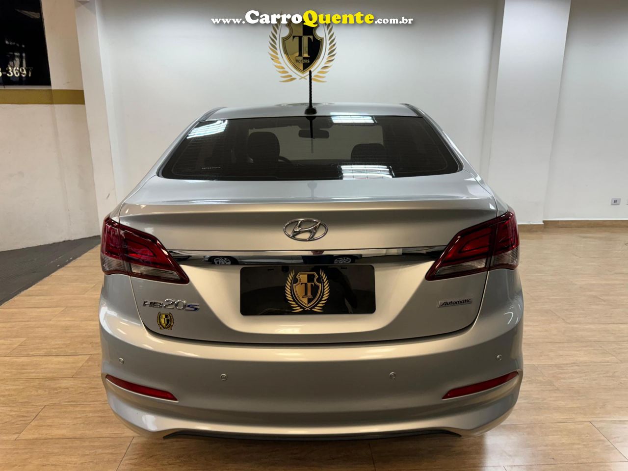 HYUNDAI   HB20S C.STYLEC.PLUS1.6 FLEX 16V AUT. 4P   PRATA 2019 1.6 FLEX - Loja