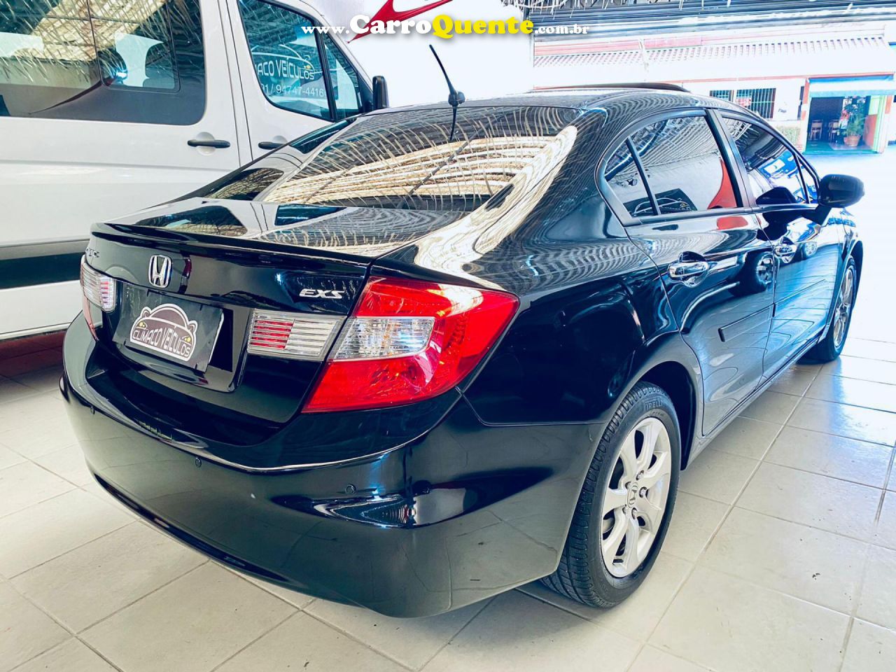 HONDA   CIVIC SEDAN EXS 1.81.8 FLEX 16V AUT. 4P   PRETO 2013 1.8 FLEX - Loja