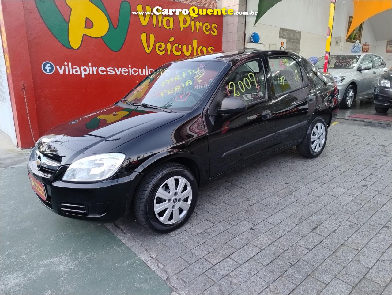 CHEVROLET   PRISMA SED. JOY 1.4 8V ECONOFLEX 4P   PRETO 2009 1.4 GASOLINA - Loja