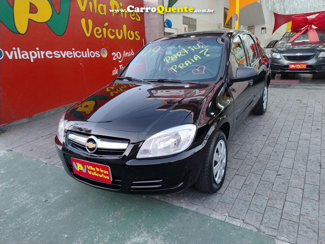 CHEVROLET   PRISMA SED. JOY 1.4 8V ECONOFLEX 4P   PRETO 2009 1.4 GASOLINA - Loja