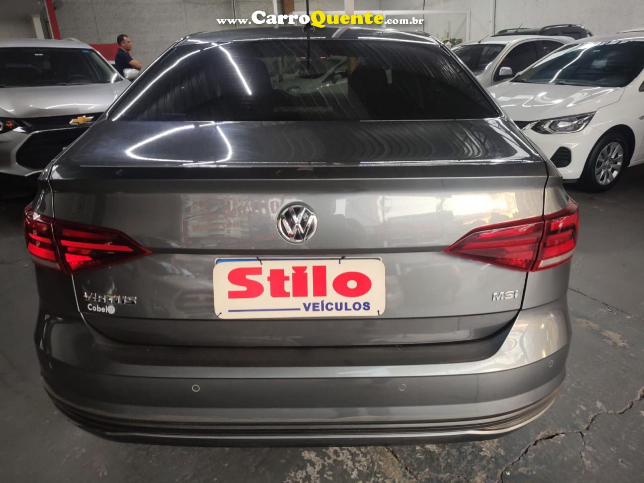 VOLKSWAGEN   VIRTUS 1.6 MSI FLEX 16V 5P MEC.   CINZA 2020 1.6 FLEX - Loja