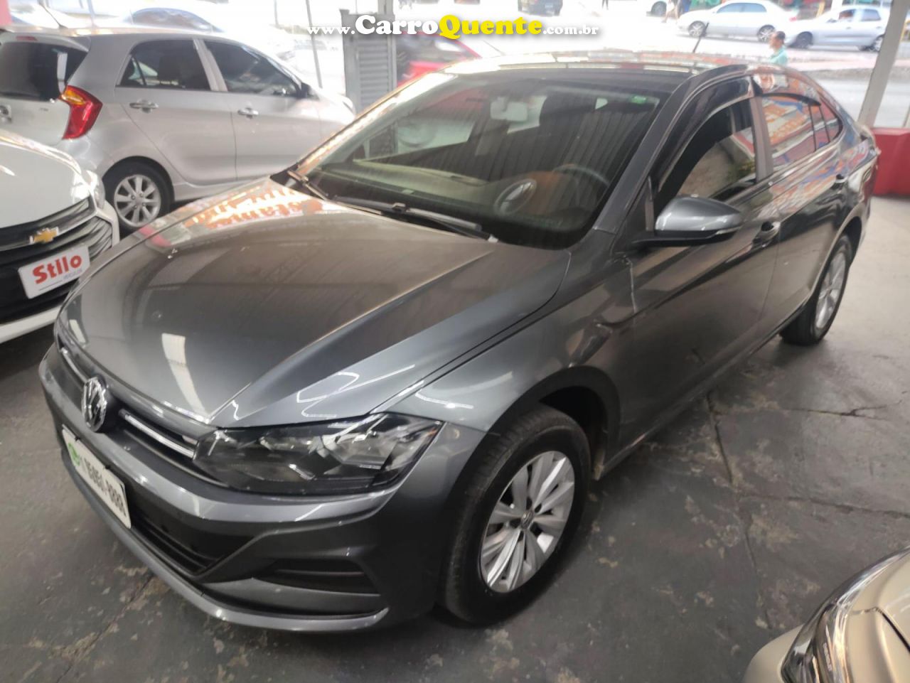 VOLKSWAGEN   VIRTUS 1.6 MSI FLEX 16V 5P MEC.   CINZA 2020 1.6 FLEX - Loja