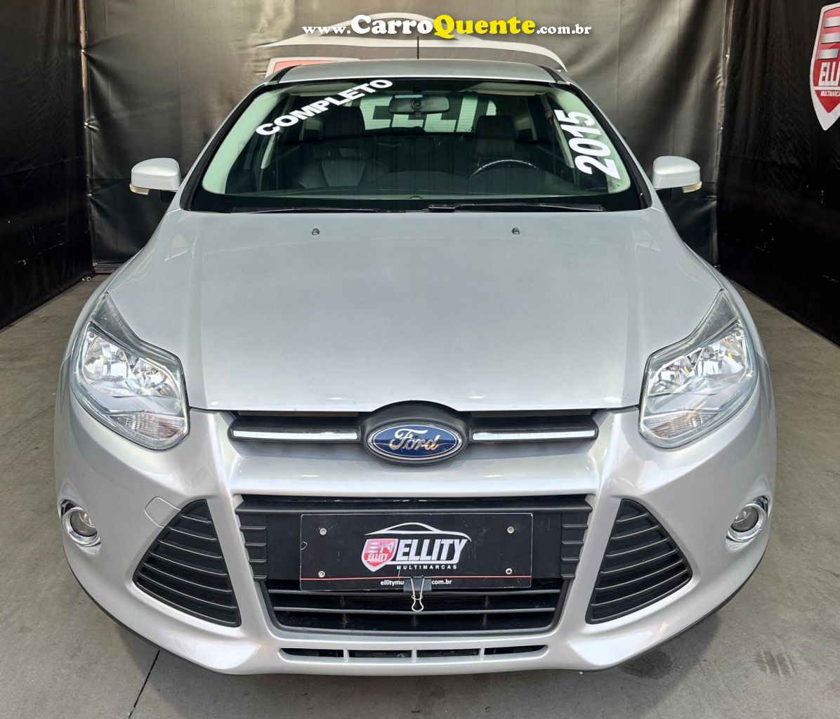 FORD   FOCUS 1.6 SSESE PLUS FLEX 8V16V  5P   PRATA 2015 1.6 FLEX - Loja