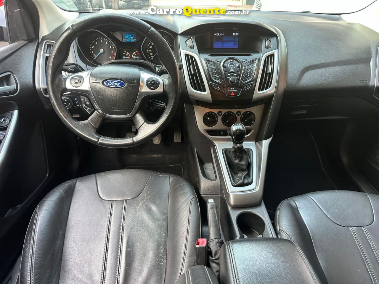 FORD   FOCUS 1.6 SSESE PLUS FLEX 8V16V  5P   PRATA 2015 1.6 FLEX - Loja