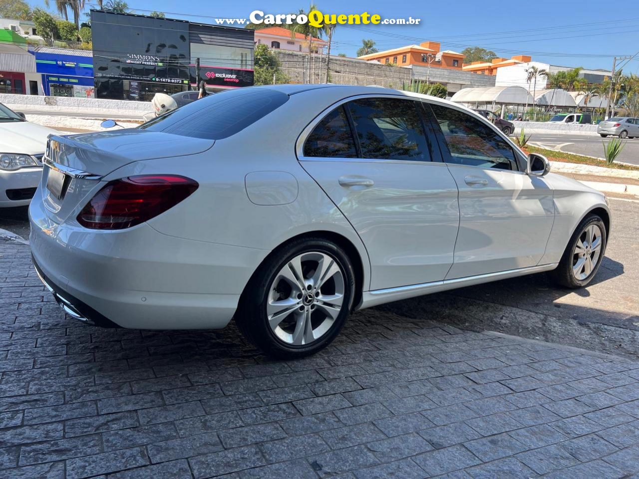 MERCEDES-BENZ   C-180 CGI AVANT. 1.61.6 FLEXTB 16V AUT.   BRANCO 2018 1.6 GASOLINA - Loja