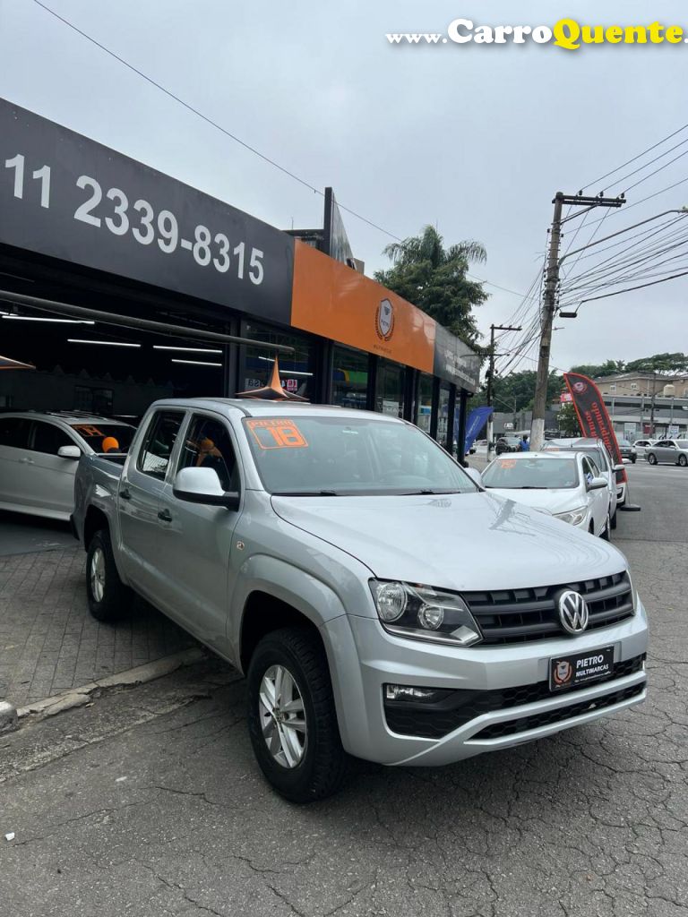 VOLKSWAGEN   AMAROK SE CD 2.0 16V TDI 4X4 DIESEL   PRATA 2018 2.0 DIESEL - Loja