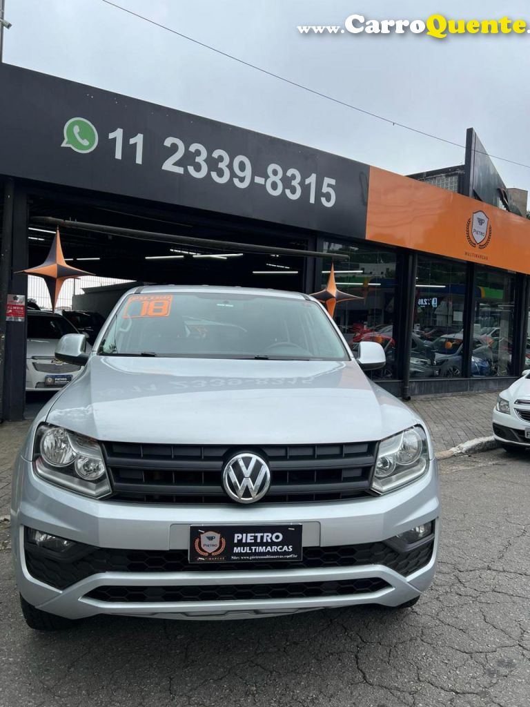 VOLKSWAGEN   AMAROK SE CD 2.0 16V TDI 4X4 DIESEL   PRATA 2018 2.0 DIESEL - Loja