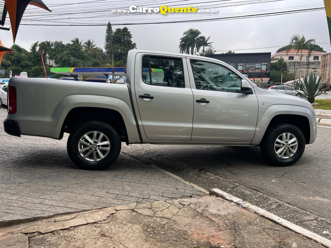 VOLKSWAGEN   AMAROK SE CD 2.0 16V TDI 4X4 DIESEL   PRATA 2018 2.0 DIESEL - Loja