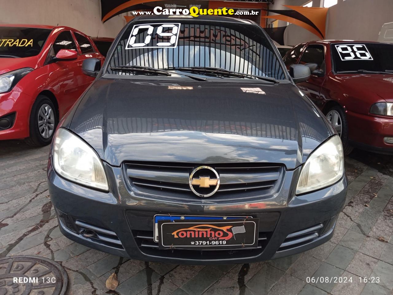 CHEVROLET   CELTA LIFE LS 1.0 MPFI 8V FLEXPOWER 3P   CINZA 2009 1.0 FLEX - Loja