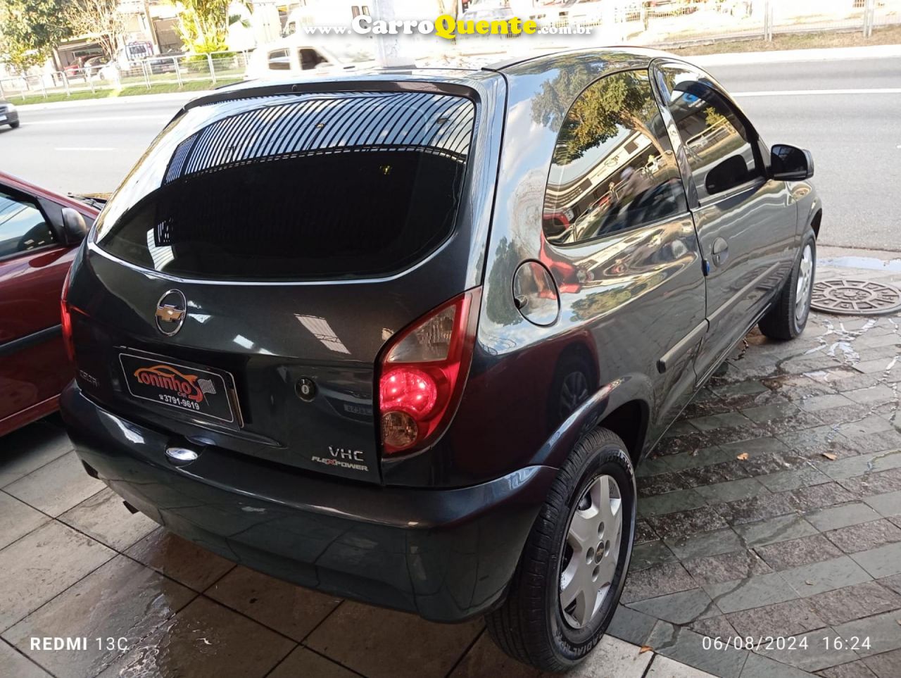 CHEVROLET   CELTA LIFE LS 1.0 MPFI 8V FLEXPOWER 3P   CINZA 2009 1.0 FLEX - Loja