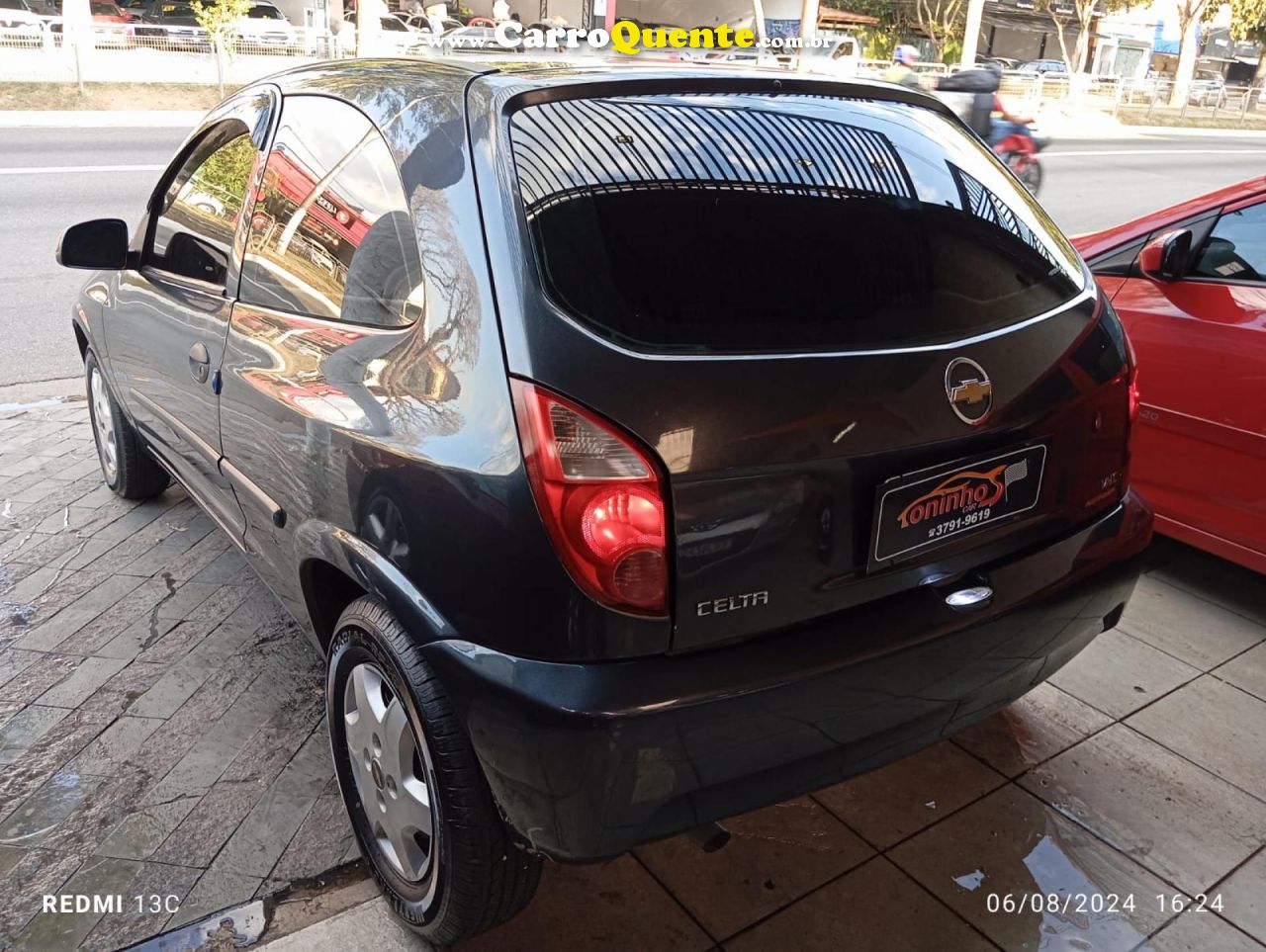 CHEVROLET   CELTA LIFE LS 1.0 MPFI 8V FLEXPOWER 3P   CINZA 2009 1.0 FLEX - Loja