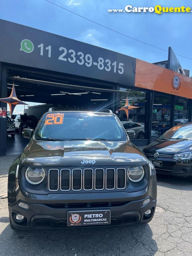 JEEP   RENEGADE LONGITUDE 2.0 4X4 TB DIESEL AUT   VERDE 2020 2.0 DIESEL - Loja