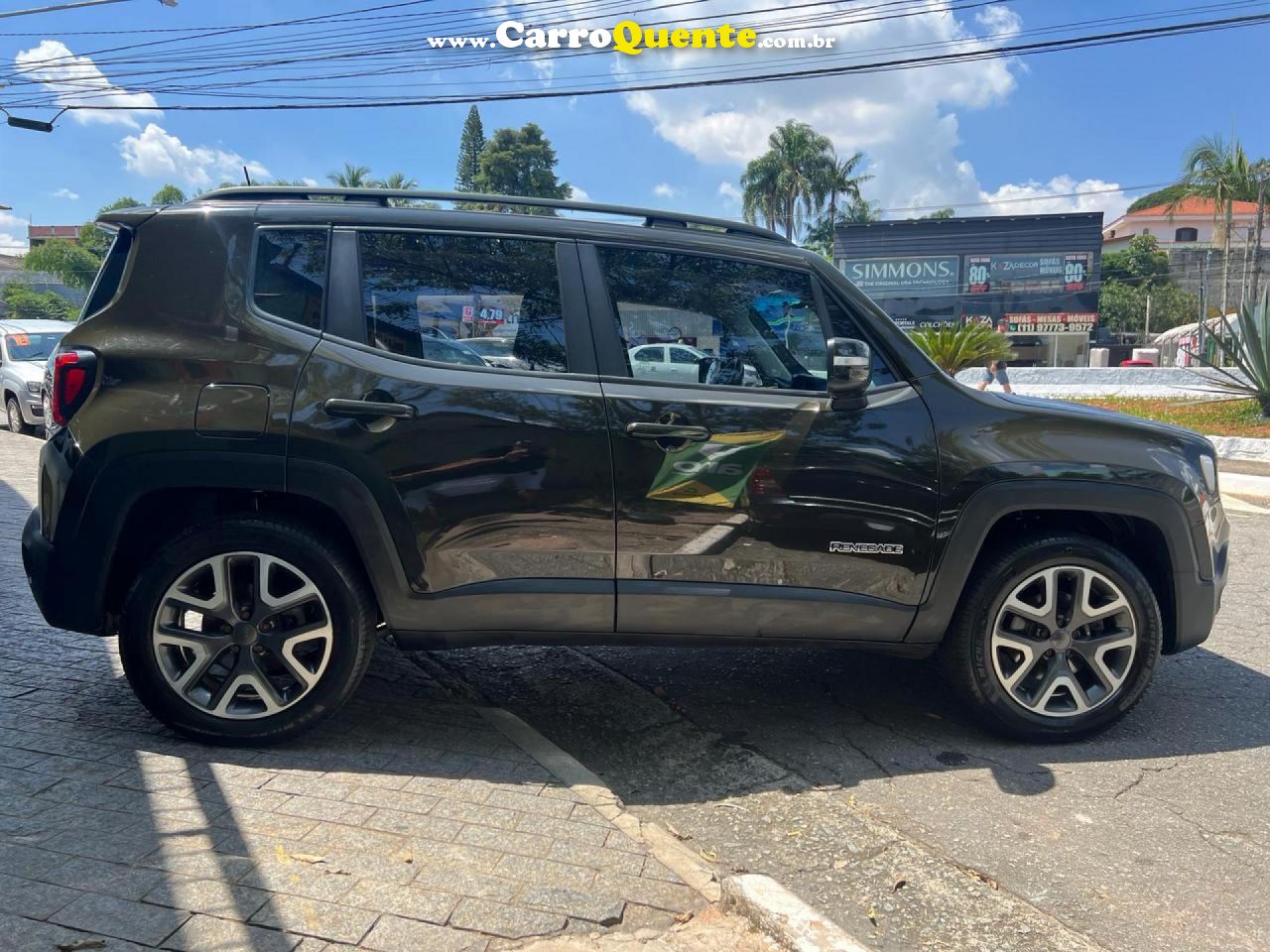 JEEP   RENEGADE LONGITUDE 2.0 4X4 TB DIESEL AUT   VERDE 2020 2.0 DIESEL - Loja