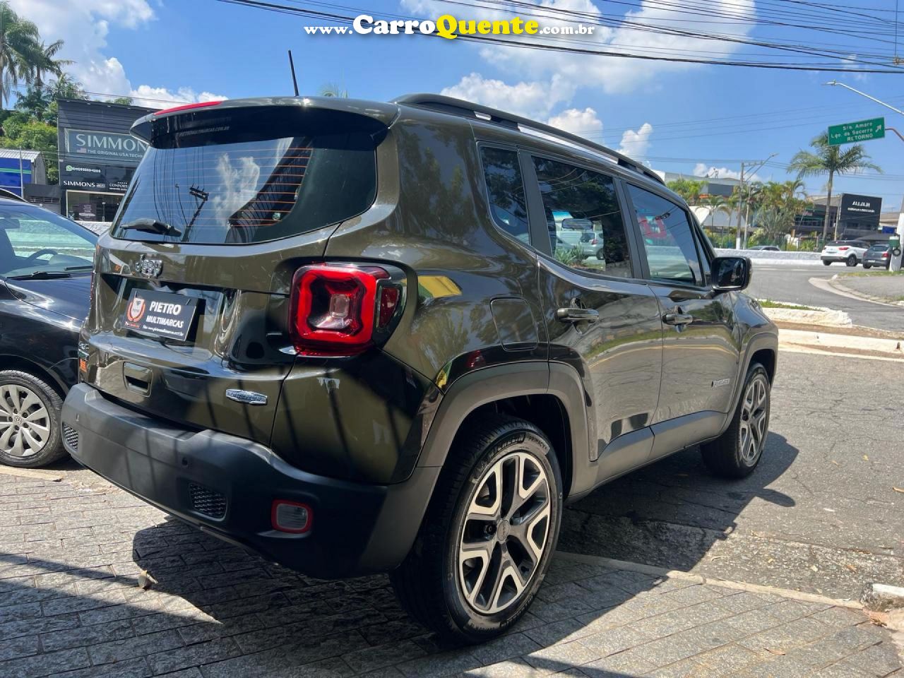 JEEP   RENEGADE LONGITUDE 2.0 4X4 TB DIESEL AUT   VERDE 2020 2.0 DIESEL - Loja