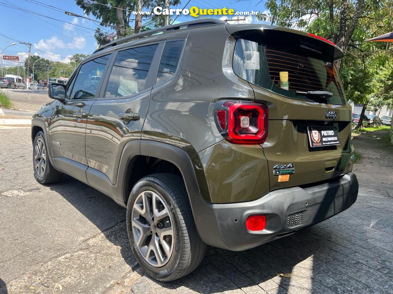 JEEP   RENEGADE LONGITUDE 2.0 4X4 TB DIESEL AUT   VERDE 2020 2.0 DIESEL - Loja