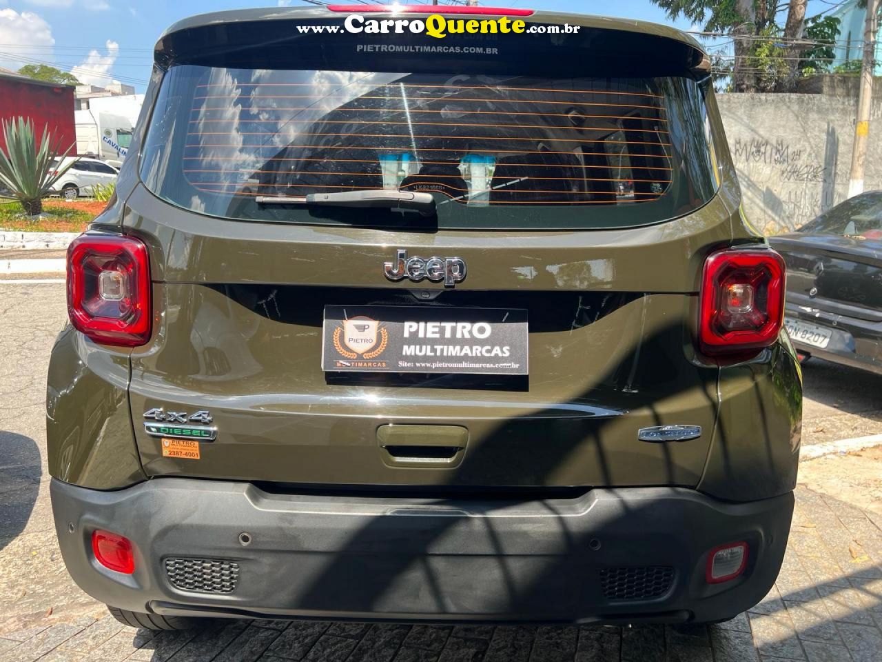 JEEP   RENEGADE LONGITUDE 2.0 4X4 TB DIESEL AUT   VERDE 2020 2.0 DIESEL - Loja