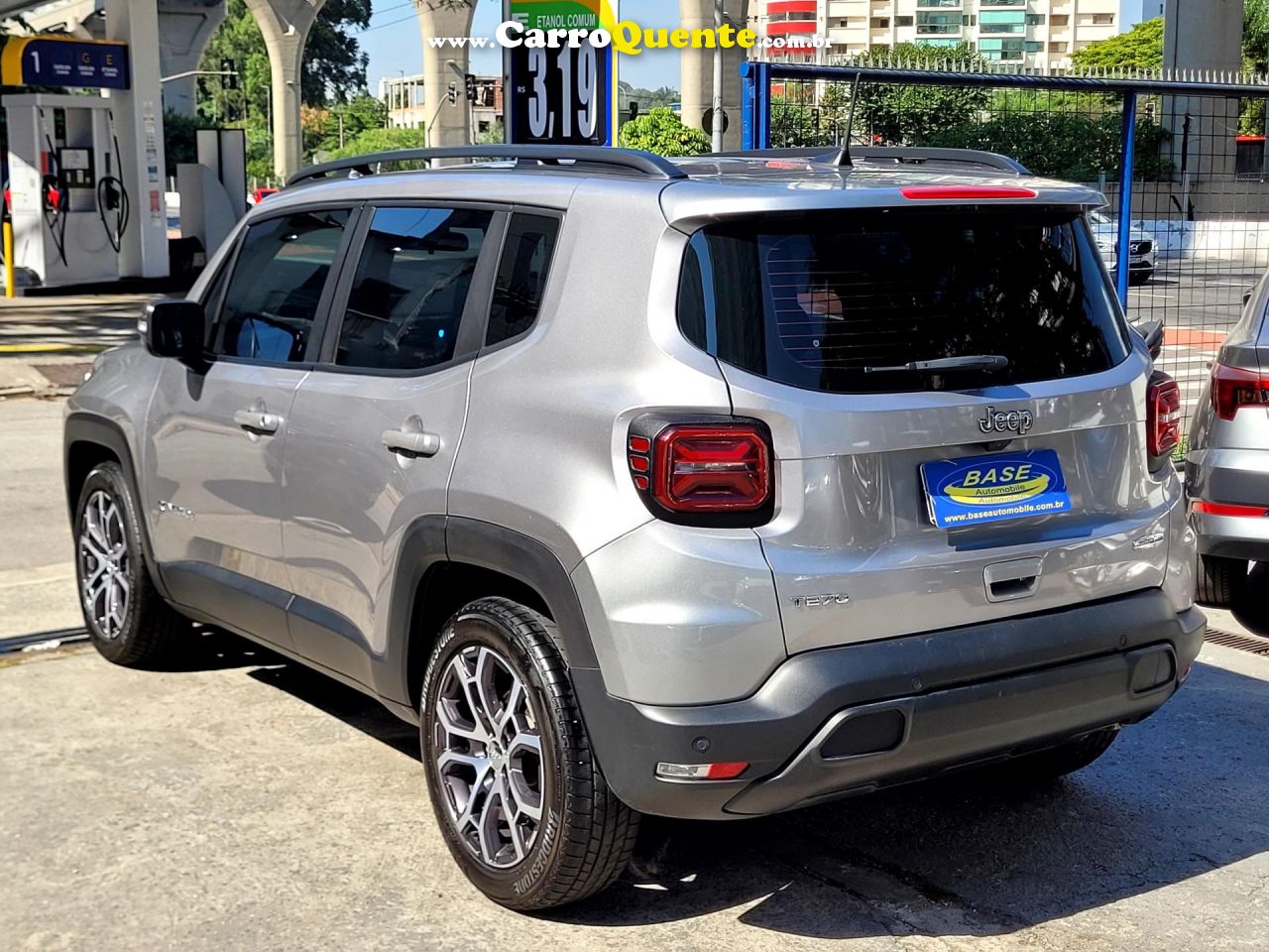 JEEP   RENEGADE LONG. T270 1.3 TB 4X2 FLEX AUT.   PRATA 2022 1.3 T FLEX - Loja