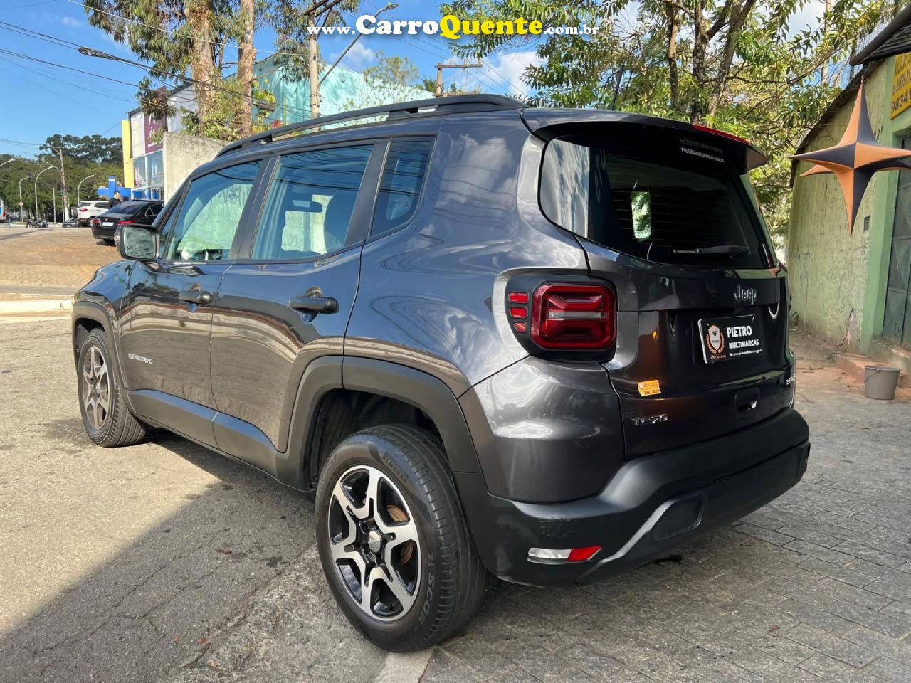 JEEP   RENEGADE SPORT T270 1.3 TB 4X2 FLEX AUT.   CINZA 2023 1.3 FLEX - Loja