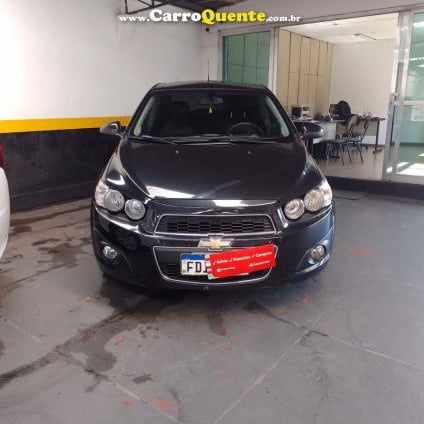 CHEVROLET   SONIC HB LTZ 1.6 16V FLEXPOWER 5P AUT.   PRETO 2012 1.6 FLEX