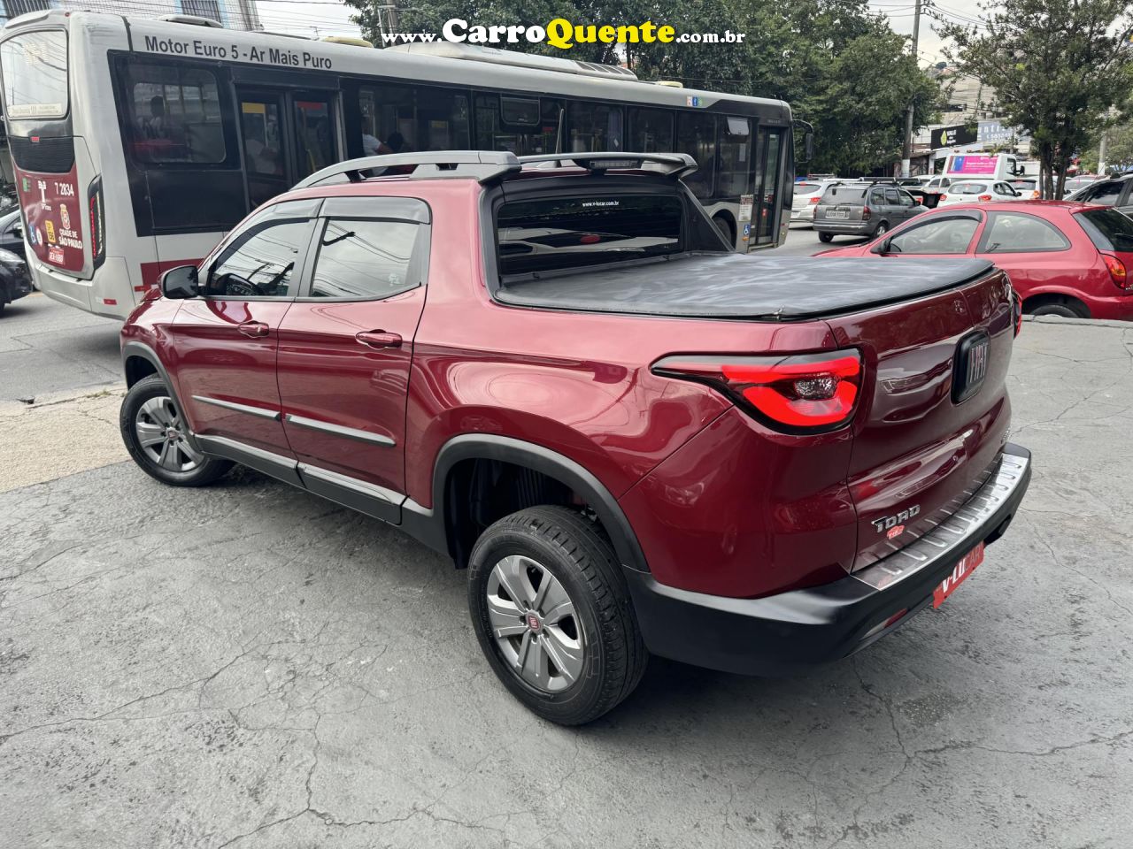 FIAT   TORO FREEDOM 1.8 16V FLEX AUT.   VERMELHO 2021 1.8 FLEX - Loja