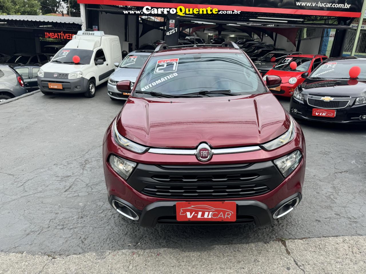 FIAT   TORO FREEDOM 1.8 16V FLEX AUT.   VERMELHO 2021 1.8 FLEX - Loja