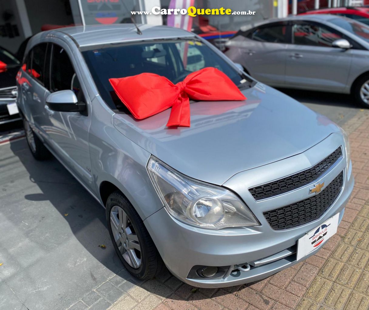 CHEVROLET   AGILE LTZ 1.4 MPFI 8V FLEXPOWER 5P   PRATA 2010 1.4 FLEX - Loja