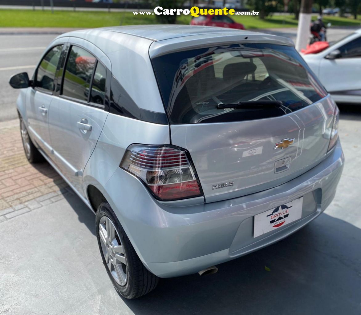 CHEVROLET   AGILE LTZ 1.4 MPFI 8V FLEXPOWER 5P   PRATA 2010 1.4 FLEX - Loja