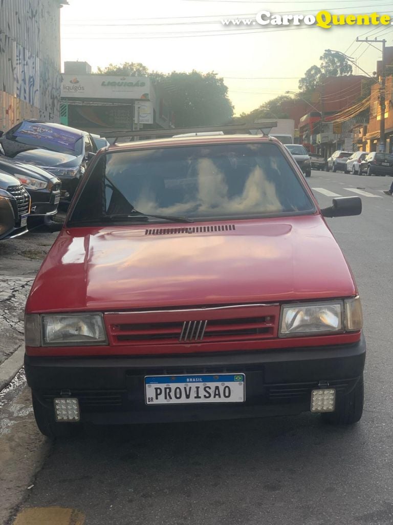 FIAT   UNO MILLE  ELX  2P E 4P   VERMELHO 1996 1.0 GASOLINA - Loja