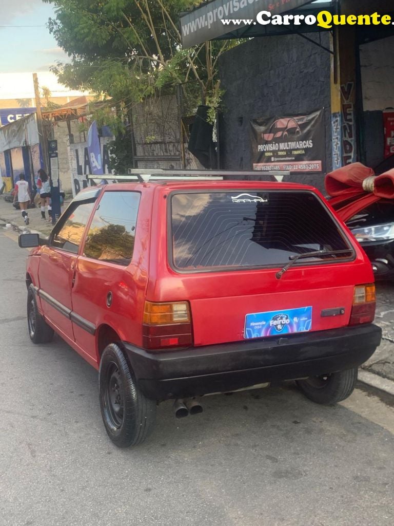 FIAT   UNO MILLE  ELX  2P E 4P   VERMELHO 1996 1.0 GASOLINA - Loja