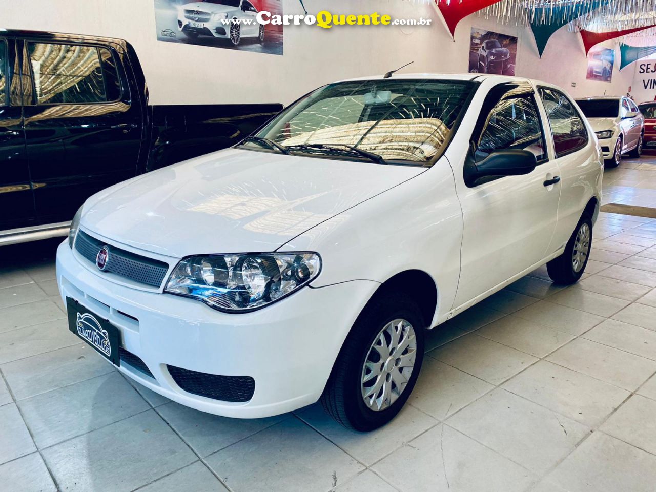 FIAT   PALIO 1.0 CELEBR. ECONOMY F.FLEX 8V 2P   BRANCO 2010 1.0 FLEX - Loja