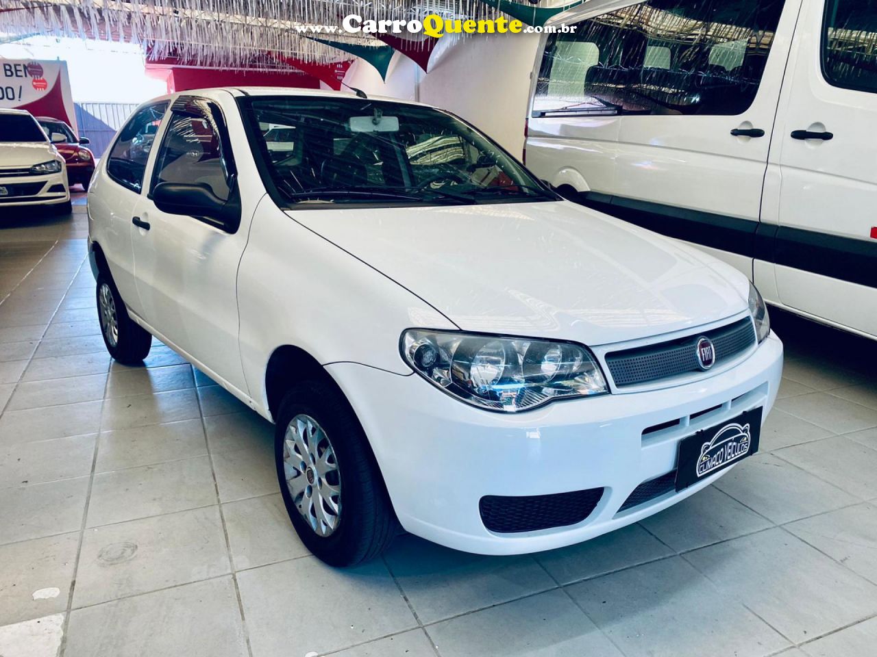 FIAT   PALIO 1.0 CELEBR. ECONOMY F.FLEX 8V 2P   BRANCO 2010 1.0 FLEX - Loja