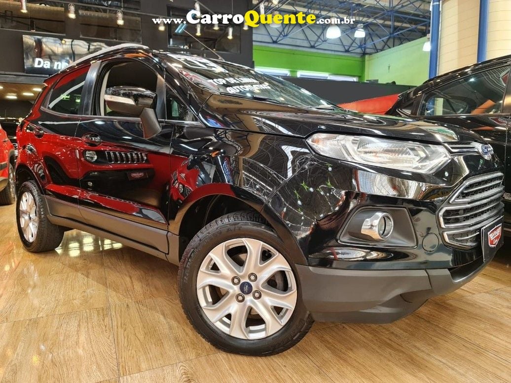 ECOSPORT 2.0 TITANIUM PLUS BANCO EM COURO ! LINDO - Loja