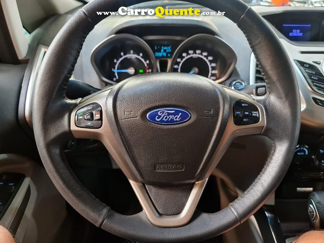 ECOSPORT 2.0 TITANIUM PLUS BANCO EM COURO ! LINDO - Loja