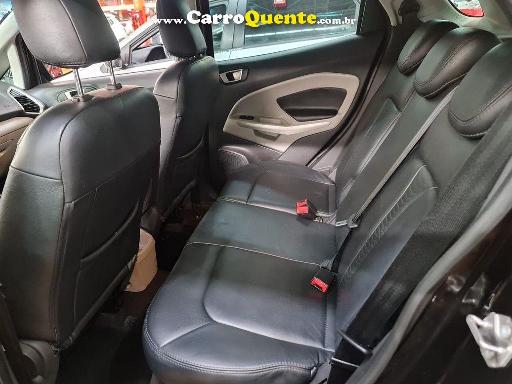 ECOSPORT 2.0 TITANIUM PLUS BANCO EM COURO ! LINDO - Loja