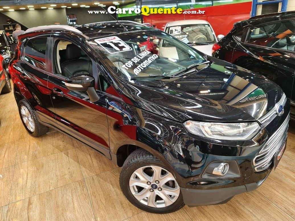 ECOSPORT 2.0 TITANIUM PLUS BANCO EM COURO ! LINDO - Loja