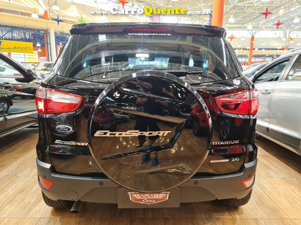 ECOSPORT 2.0 TITANIUM PLUS BANCO EM COURO ! LINDO - Loja