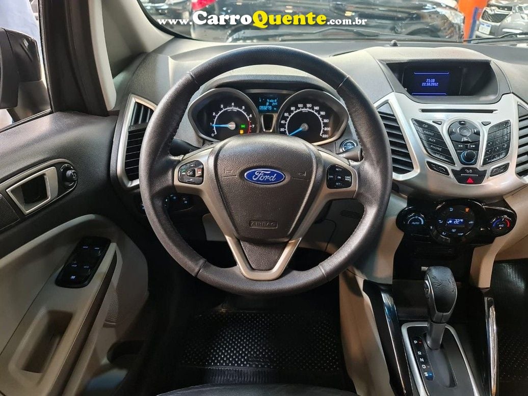 ECOSPORT 2.0 TITANIUM PLUS BANCO EM COURO ! LINDO - Loja