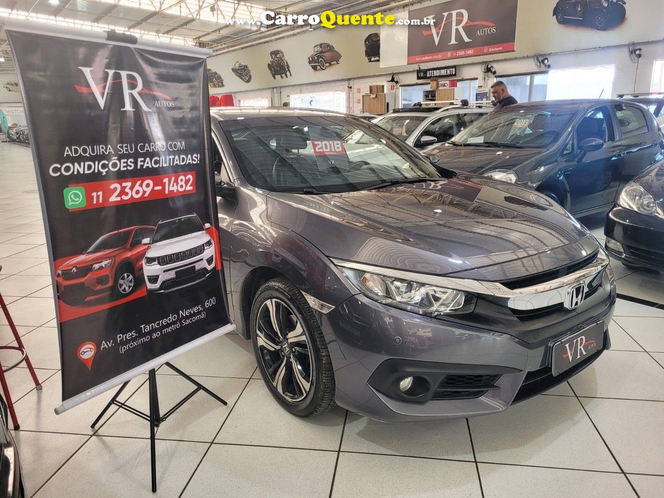 HONDA CIVIC 2.0 16V EXL 2018 MUITO NOVO KM 50.000 !! - Loja