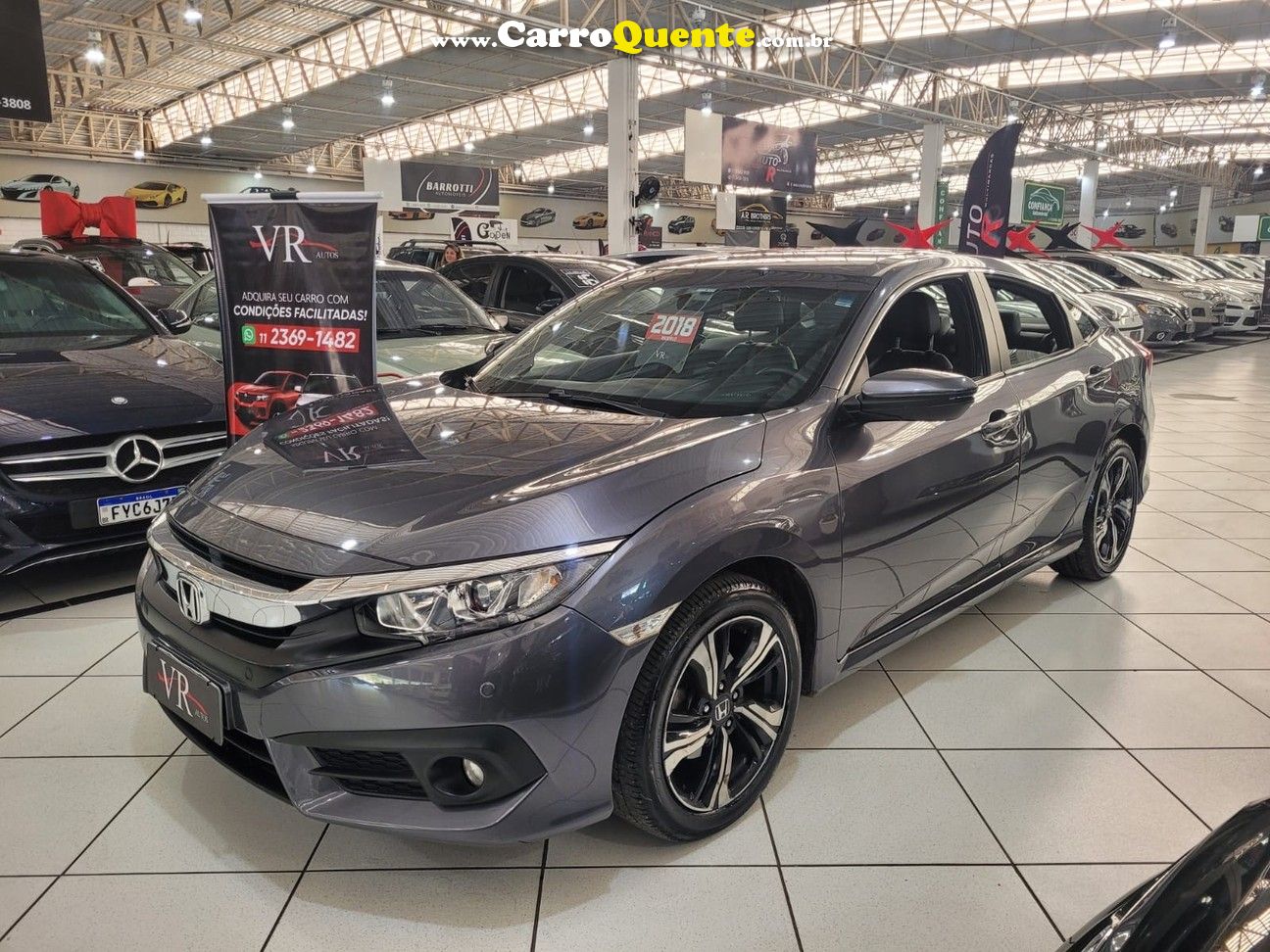 HONDA CIVIC 2.0 16V EXL 2018 MUITO NOVO KM 50.000 !! - Loja