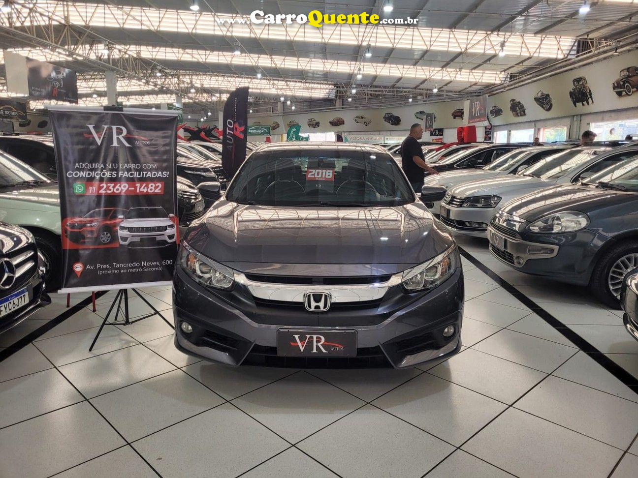 HONDA CIVIC 2.0 16V EXL 2018 MUITO NOVO KM 50.000 !! - Loja