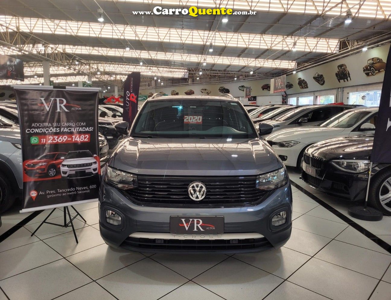 VOLKSWAGEN T-CROSS 1.0 200 TSI 2020 KM 36.000 MUITO NOVA ! - Loja